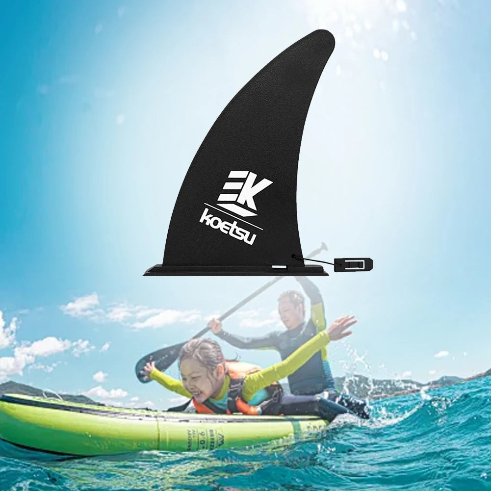Detachable Longboard Paddle Board Fin – 10 to 4.5 Inch Surfboard Tail Fin