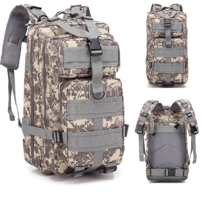 30/50L Tactical Backpack – MOLLE Survival Pack for Hiking, Travel & Hunting