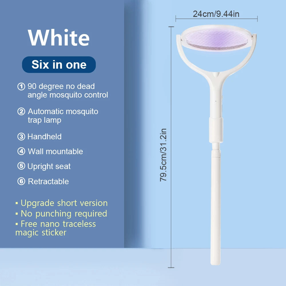 3500V 5-in-1 USB Rechargeable Killer Lamp – Bug Zapper &Mosquito  Swatter