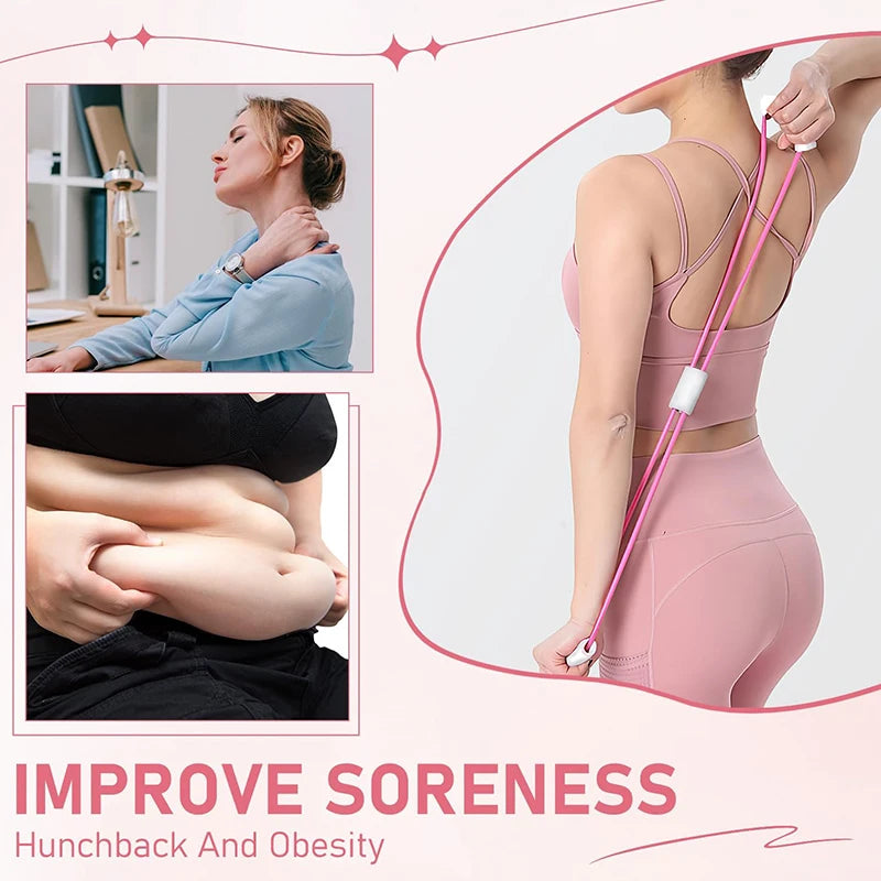 8-Shaped Yoga Resistance Band – Chest Expander