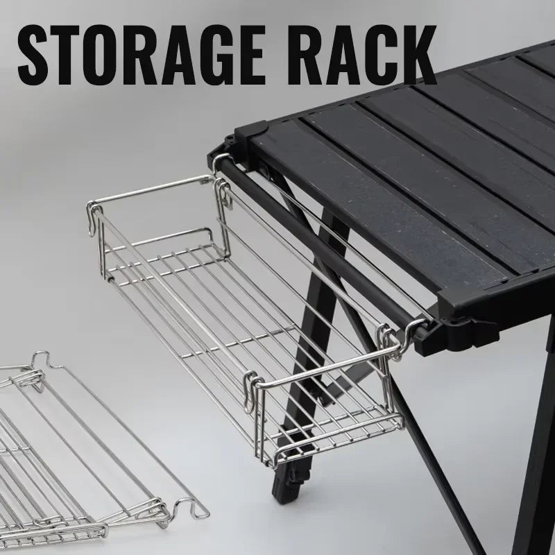 NOBANA&GLS Folding IGT BBQ Table – Adjustable & Lightweight