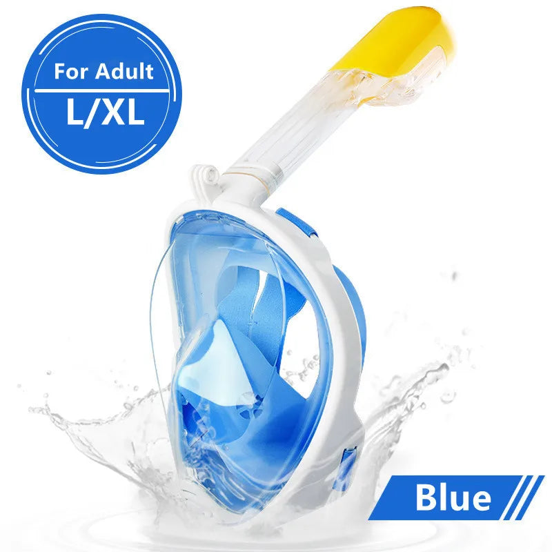 Full-Face Anti-Fog Diving Mask – Waterproof Snorkeling Gear for Adults & Kids