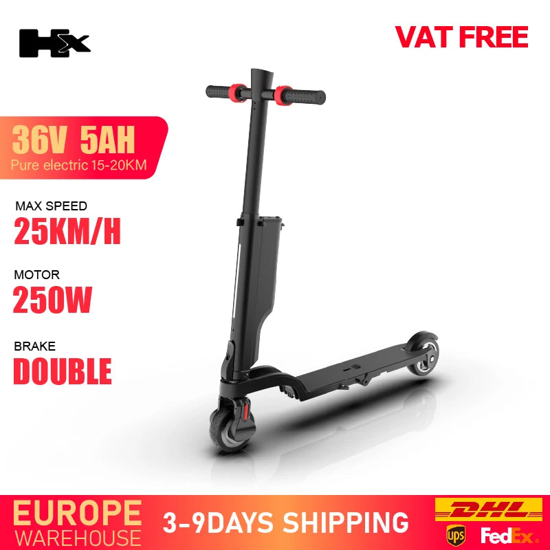 HX Foldable 350W Electric Scooter