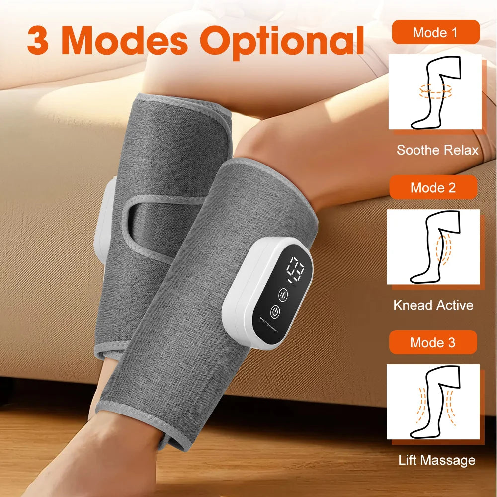 Electric Leg Massager – 3-Speed Hot Compress