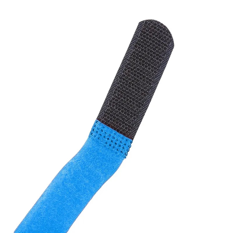 10pcs Reusable Fishing Rod Tie Holder Straps with Hook & Loop