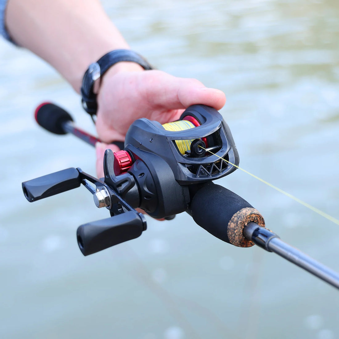 Sougayilang Baitcasting Combo Kit – 5-Section Rod + 7.2:1 Reel