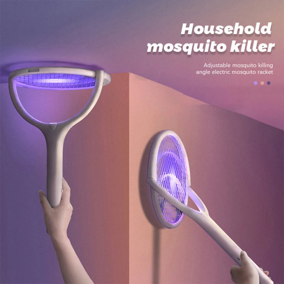 3500V 5-in-1 USB Rechargeable Killer Lamp – Bug Zapper &Mosquito  Swatter