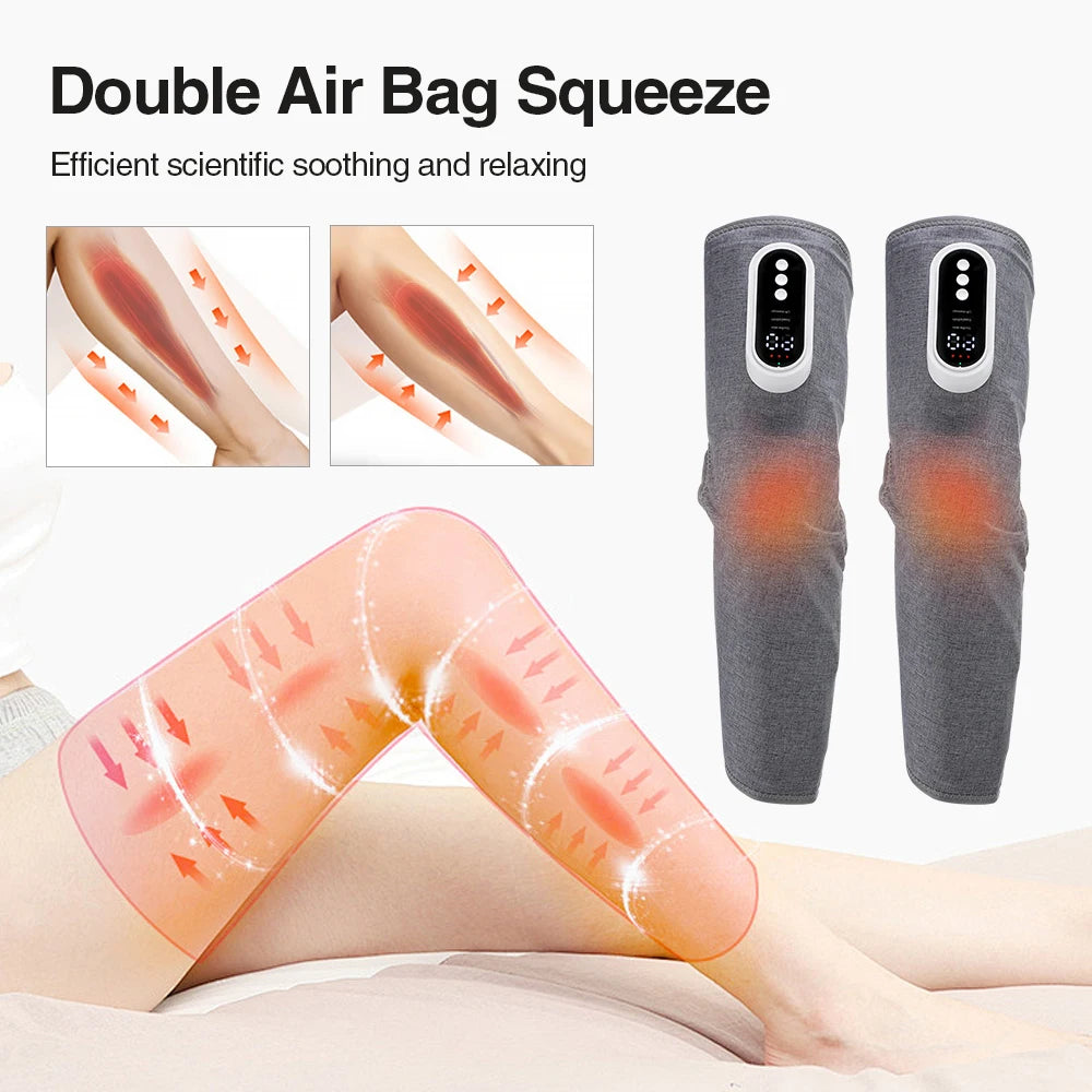 Electric Leg Massager – 3-Speed Hot Compress