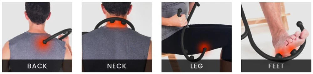 Back, Neck & Foot Massager Hook Cane