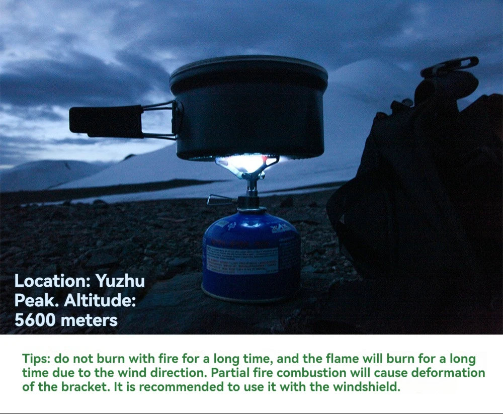 BRS-3000T Titanium Mini Camping Stove – Ultralight Pocket Burner