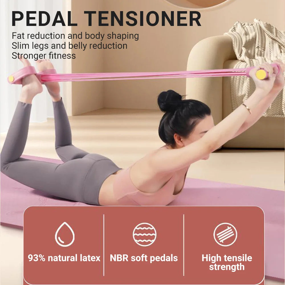 6-Tube Resistance Bands – Multi-Function Fitness Rope