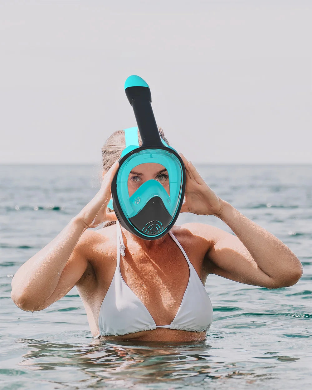 Professional Full-Face Snorkeling Mask – Anti-Fog Scuba Goggles for Kids & Adults