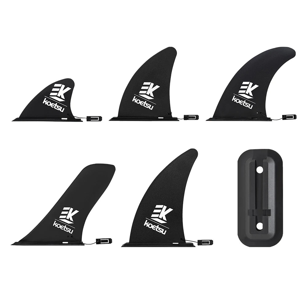 Detachable Longboard Paddle Board Fin – 10 to 4.5 Inch Surfboard Tail Fin