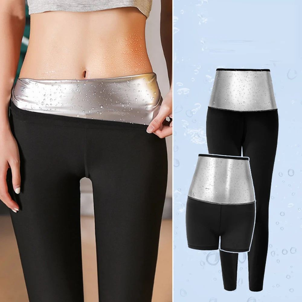Women’s Sauna Sweat Shorts with Waist Trainer