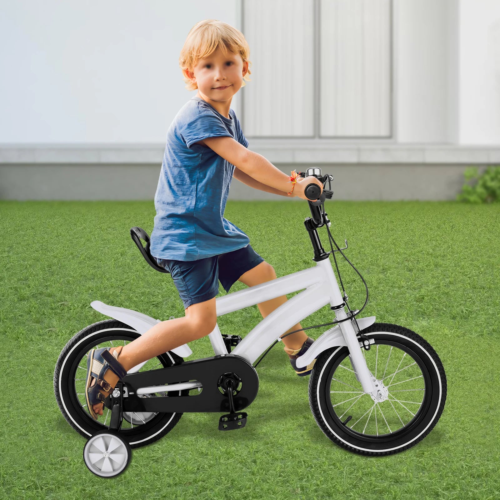 14-Inch Kids Bike with Training Wheels – Adjustable Bicycle for Boys & Girls Ages 2–5