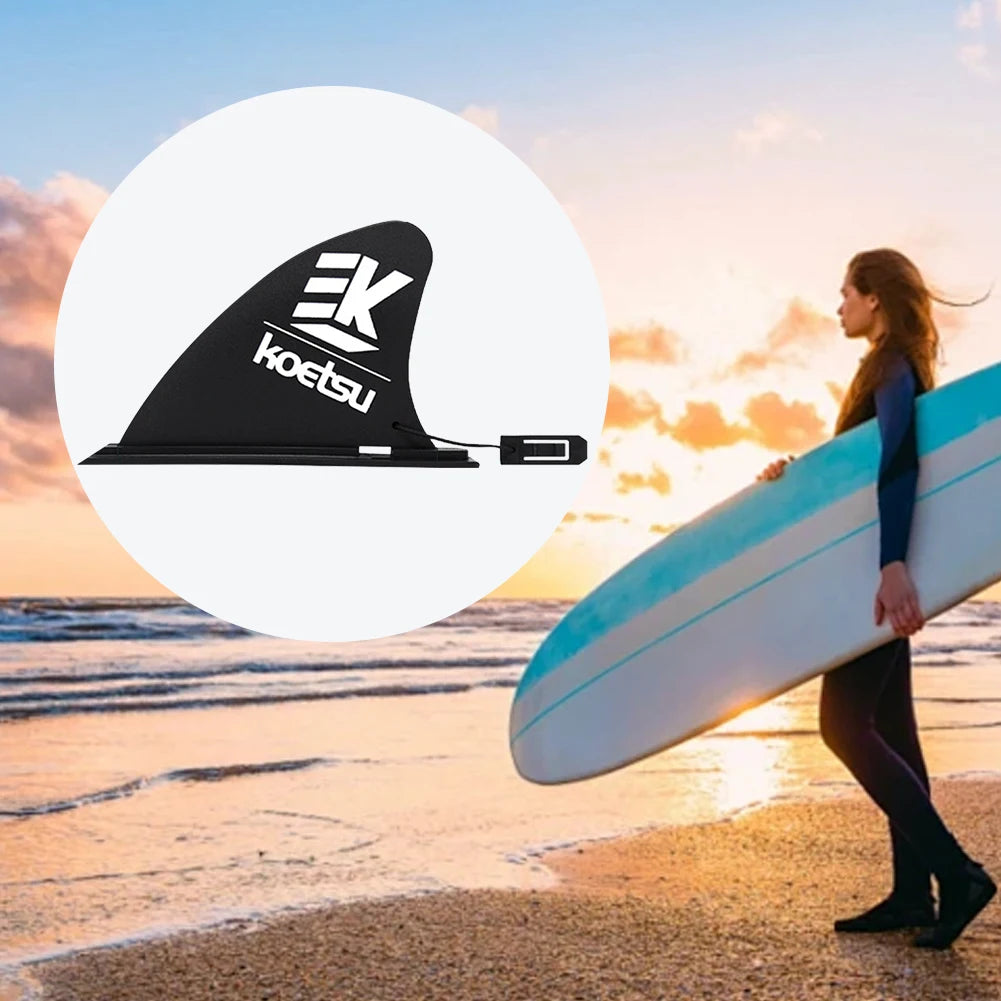 Detachable Longboard Paddle Board Fin – 10 to 4.5 Inch Surfboard Tail Fin