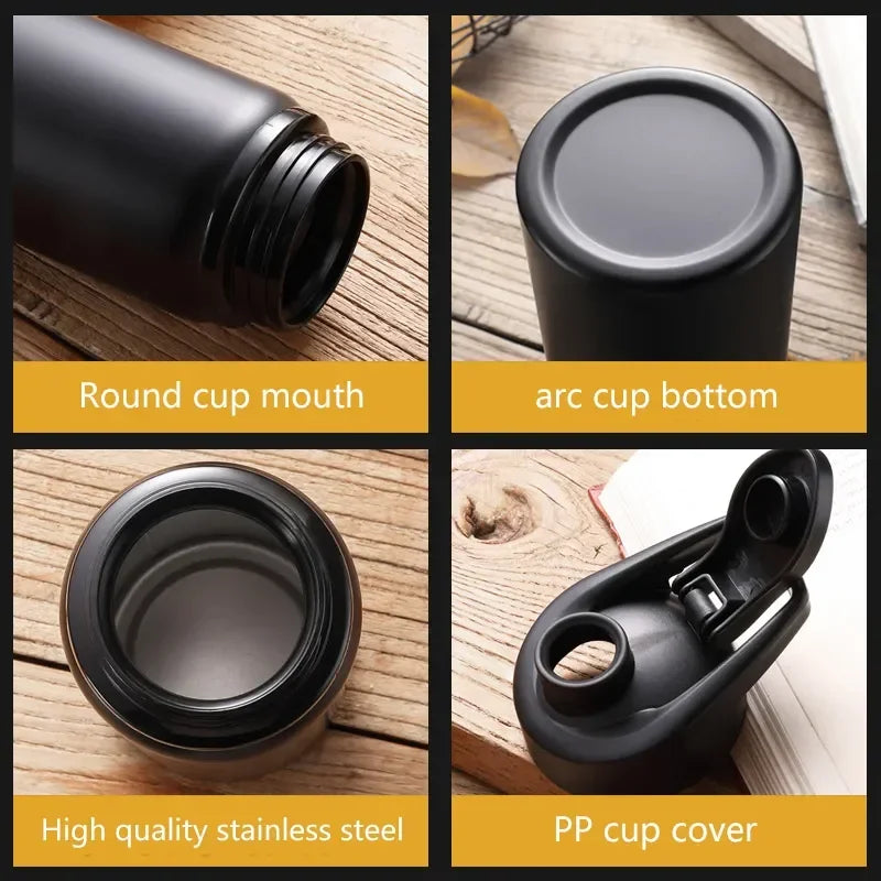 Metal Portable Water Bottle – Leakproof & Reusable Sports Travel Cup