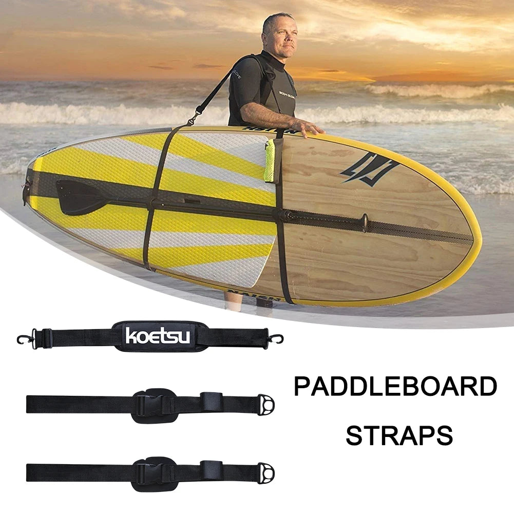 Adjustable Surfboard Shoulder Carry Strap – SUP & Paddle Board Sling