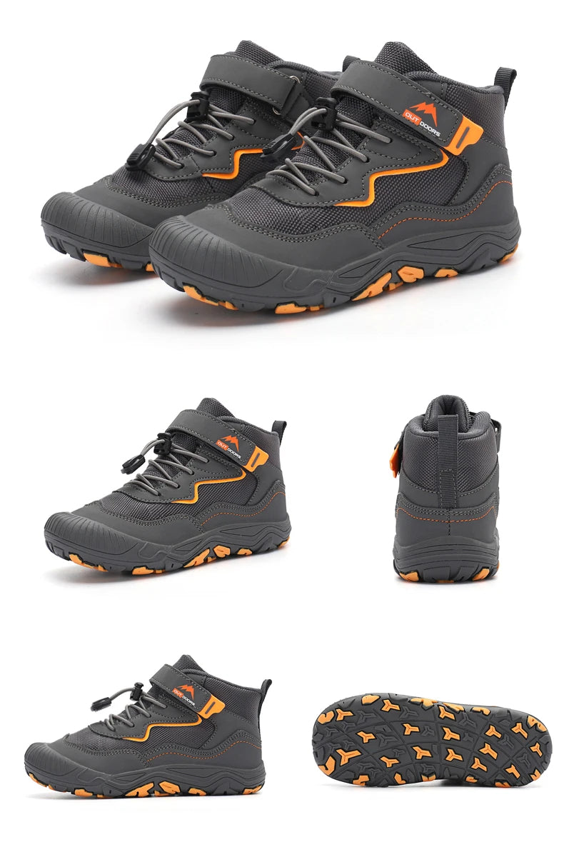 Kids’ Hiking Boots – Non-Slip Outdoor Trekking Shoes