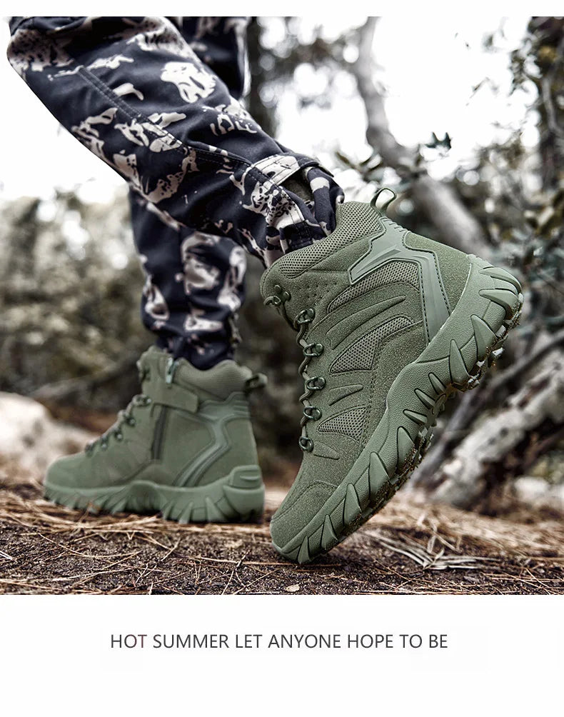 Men’s Tactical Combat Boots – Outdoor Hiking & Hunting