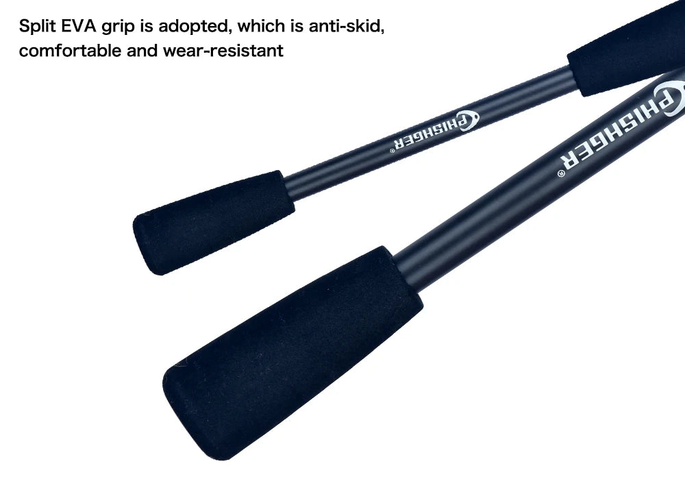 PHISHGER Ultralight Travel Fishing Rod – Spinning/Baitcasting