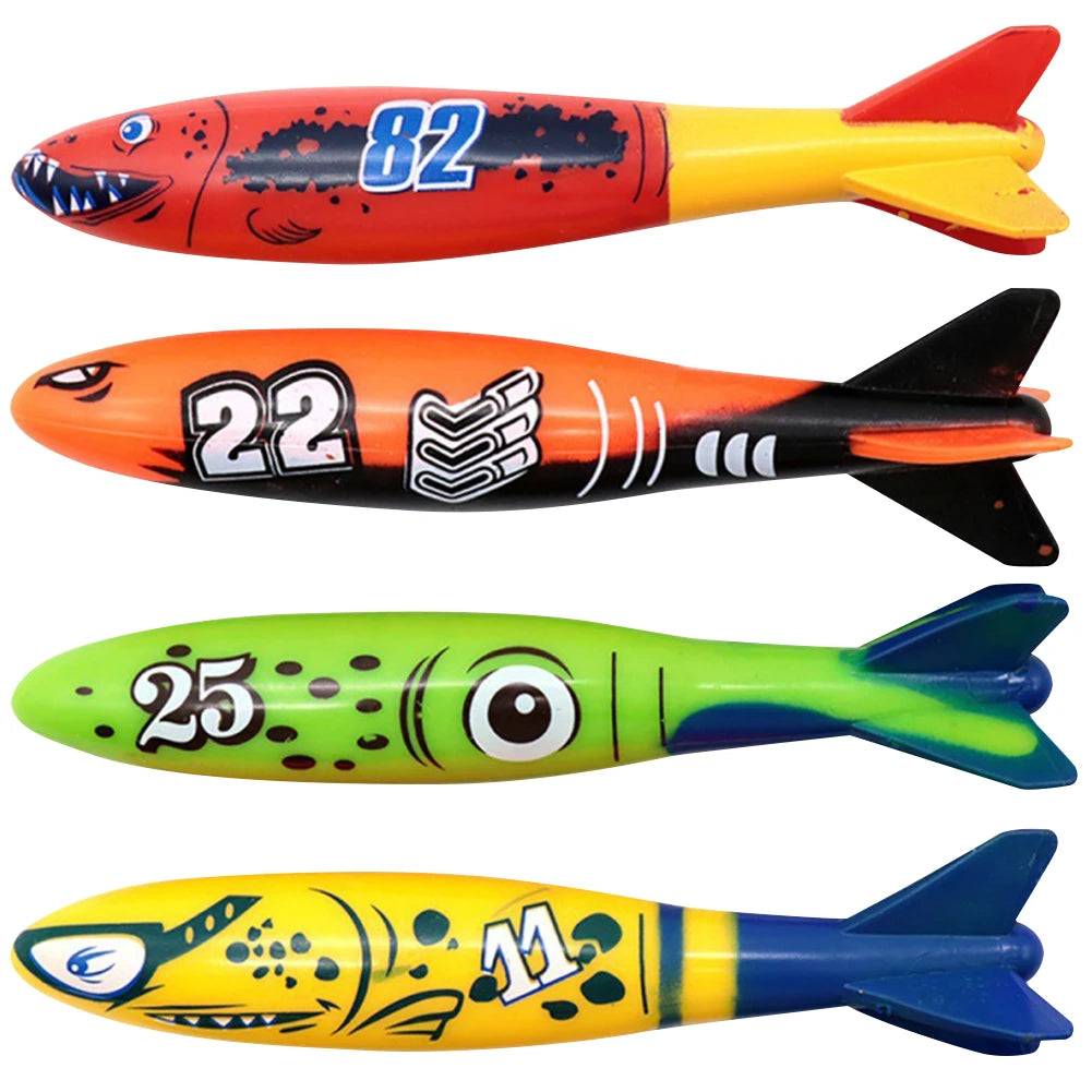 Kids Underwater Diving Toy Set – Cartoon Pool Throwing Game Toys