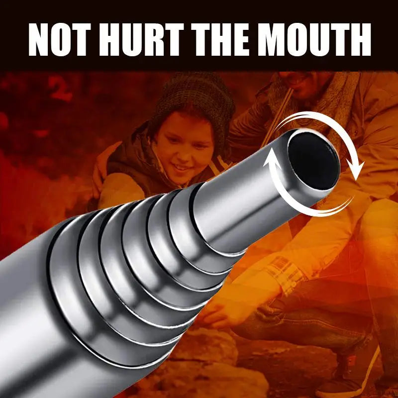 Collapsible Fire Blowing Tube – Compact Outdoor Fire Starter Tool