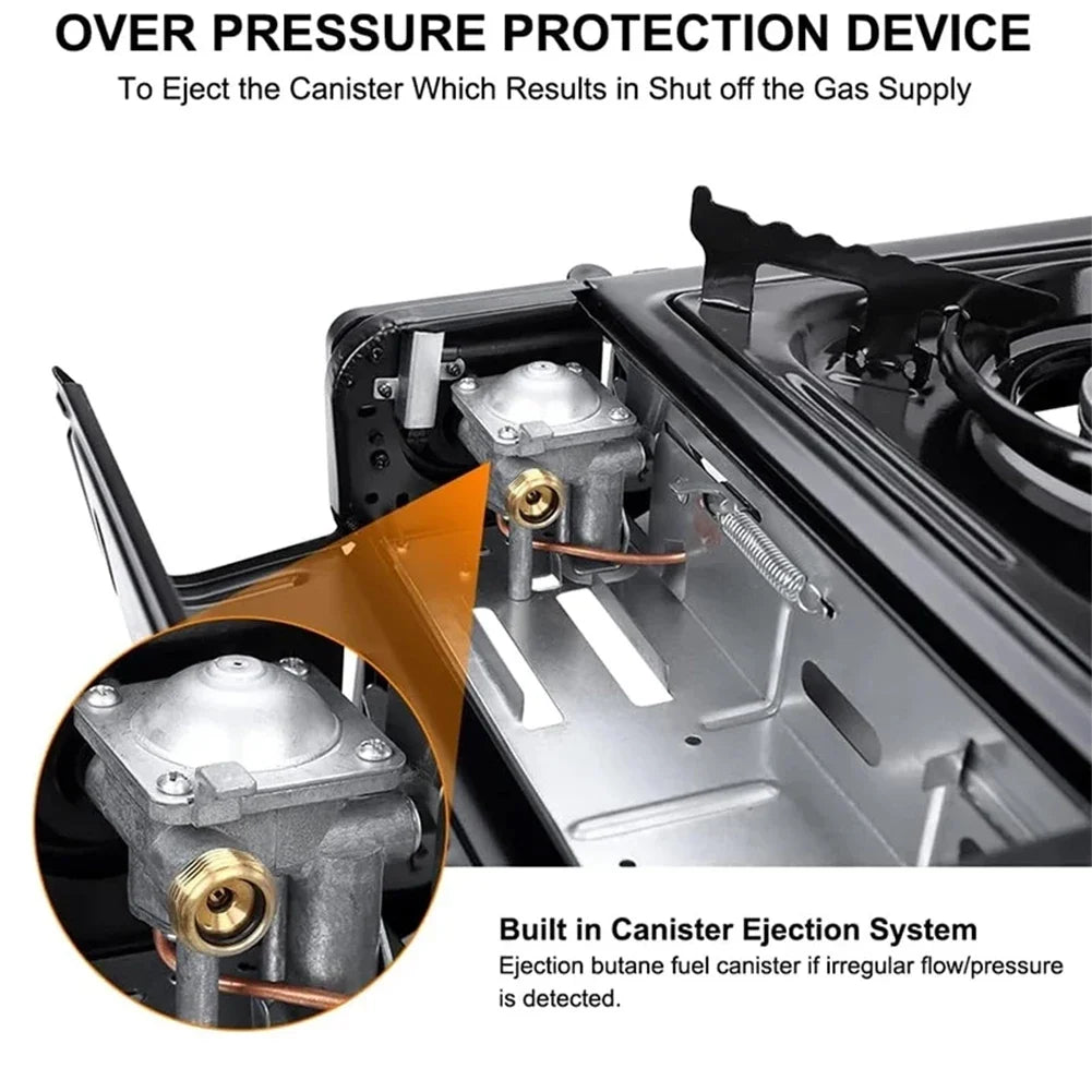 2025 Portable Single Burner Gas Stove – Auto Ignition