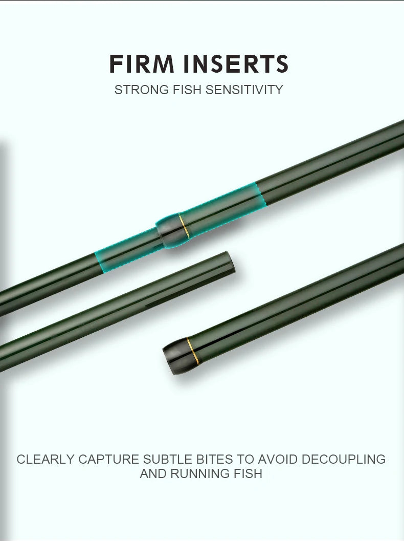 CEMREO Portable Carbon Travel Fishing Rod – 1.8m to 2.4m