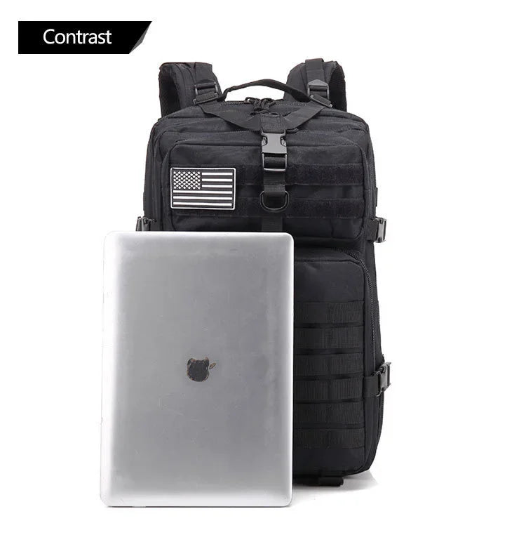 30/50L Tactical Backpack – MOLLE Survival Pack for Hiking, Travel & Hunting