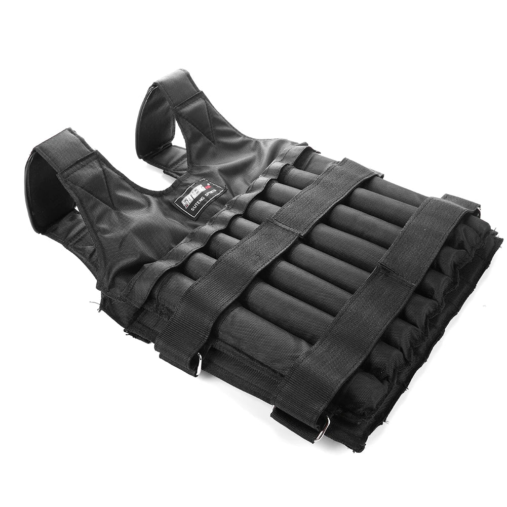 Adjustable Weighted Vest – 3-50KG Fitness Training Jacket