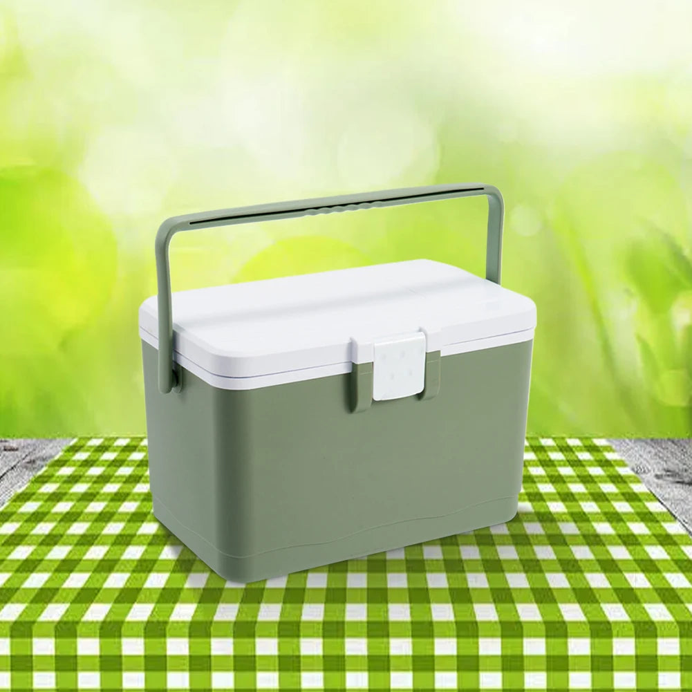 Portable Insulated Ice Cooler – 6/8/13L Hard Cooler with Handle