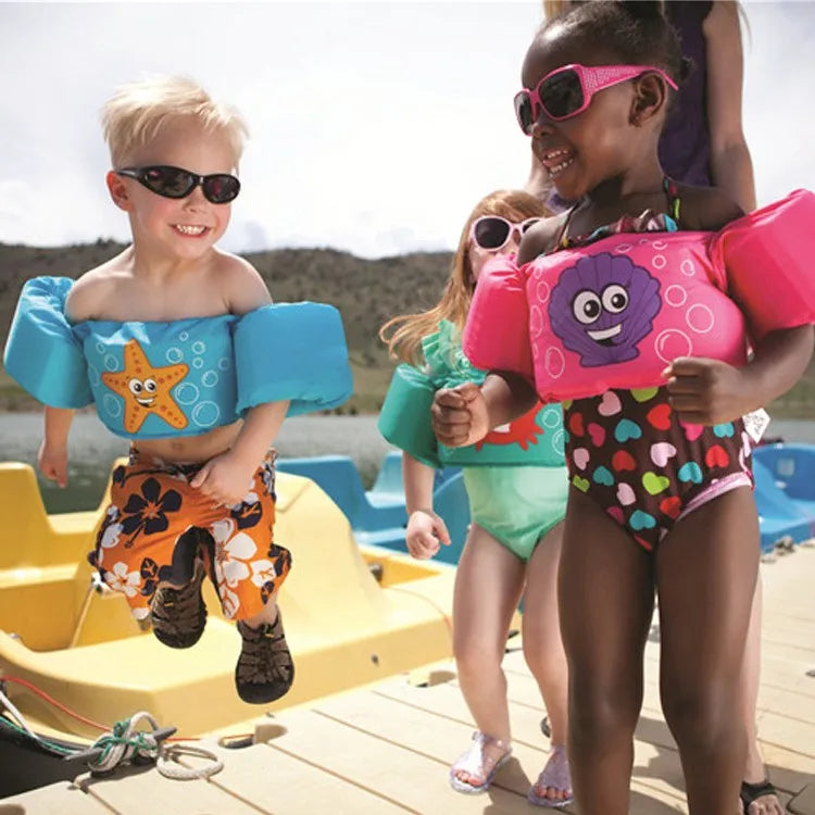 Kids Swim Arm Floaties – Safe Buoyancy Vest for Pool & Beach
