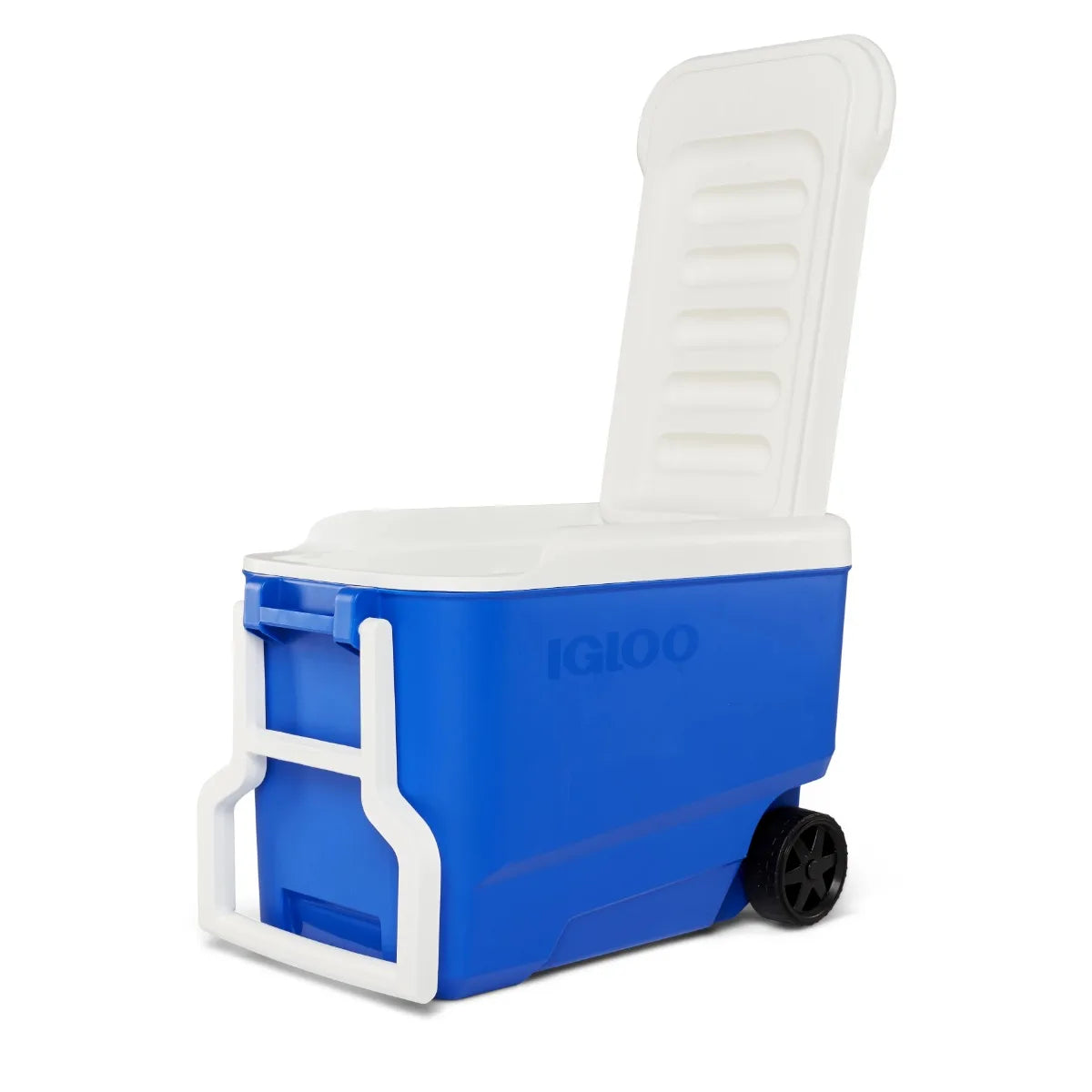 Blue Hard-Sided Wheeled Rotomolded Cooler – Camping & Outdoor