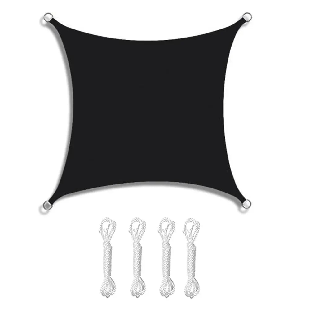Large Waterproof Rectangle Sun Shade Sail for Outdoor Use