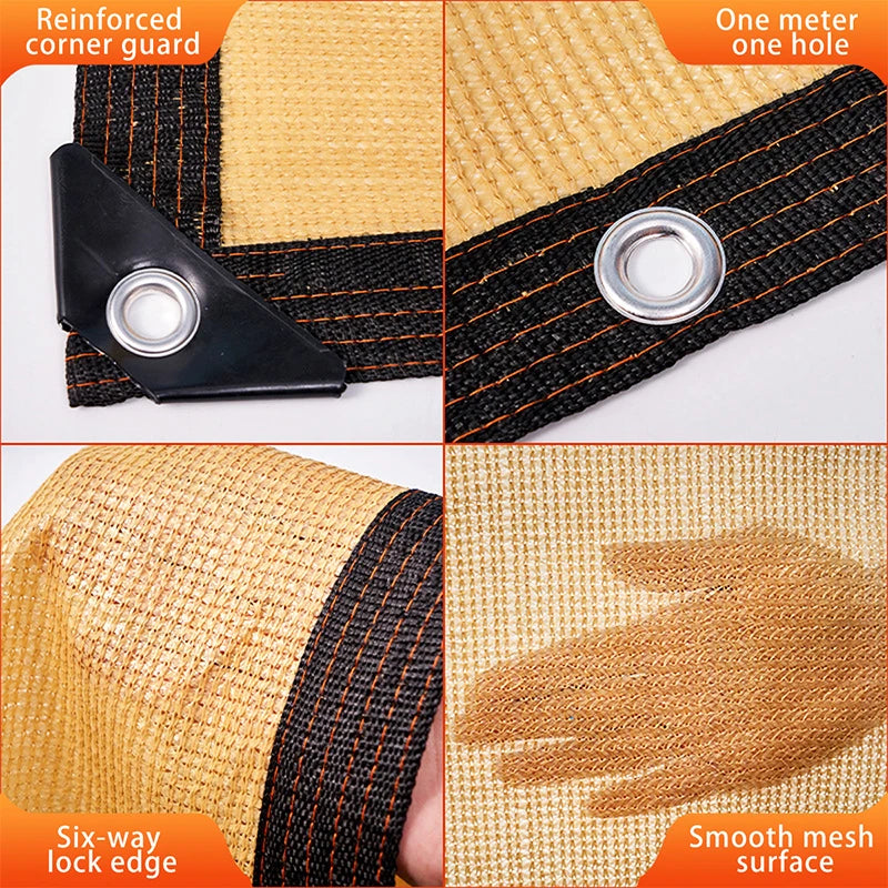 Waterproof Sunshade Net with UV Protection for Garden & Patio