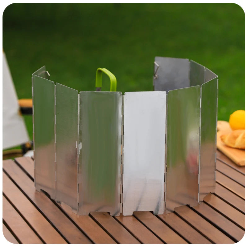 Portable Folding Stove Windscreen (8/10/12 Panels)