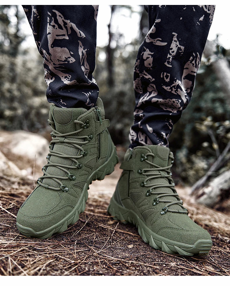 Men’s Tactical Combat Boots – Outdoor Hiking & Hunting