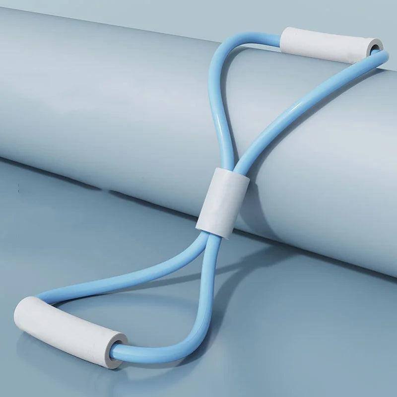 8-Shaped Yoga Resistance Band – Chest Expander