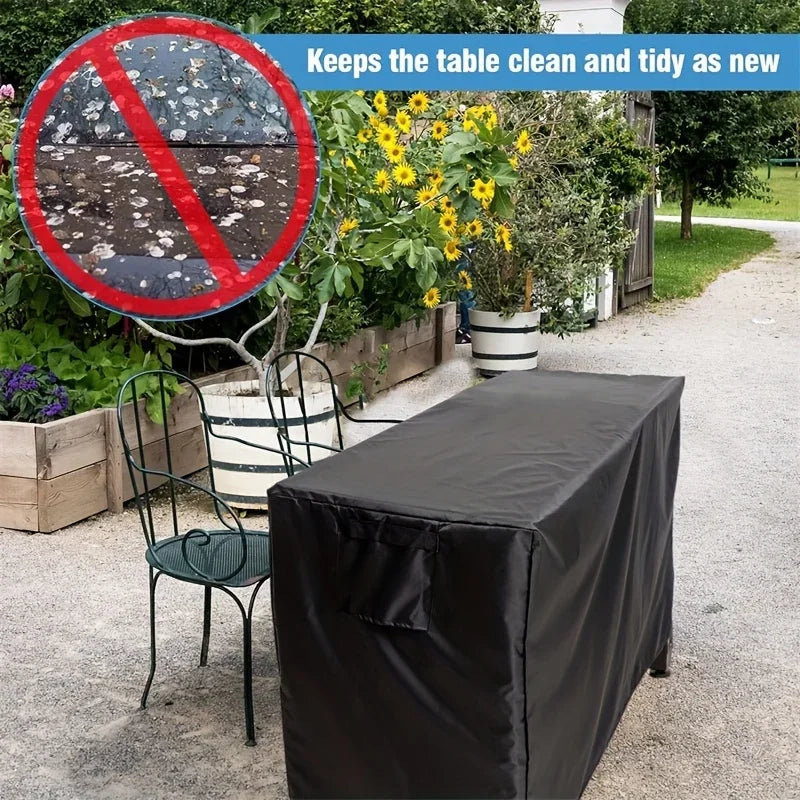 Waterproof 54-Inch Outdoor Prep Table Cover – Heavy Duty 420D BBQ Cover for Keter Unity XL Portable Cabinet
