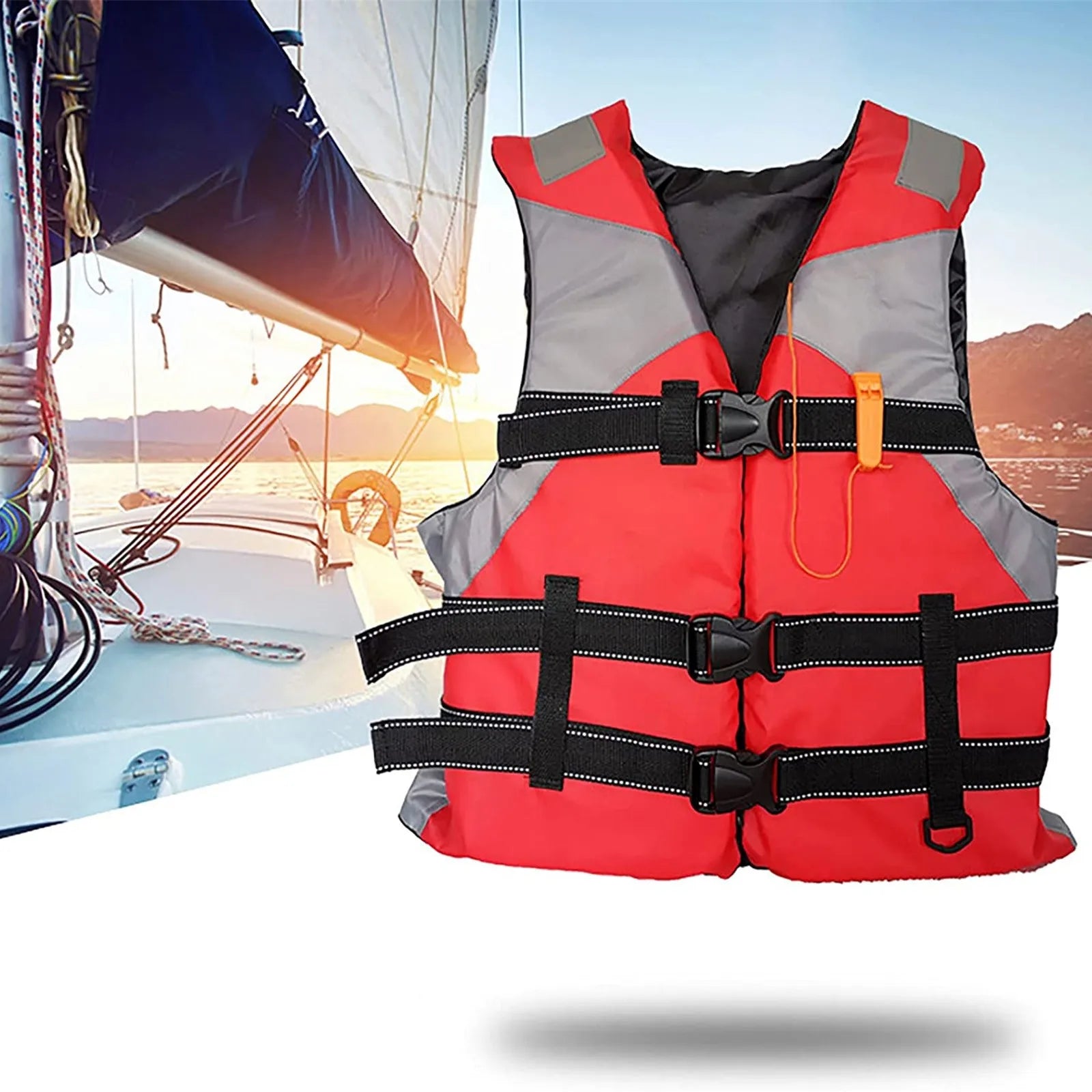 Adult Life Jacket Vest – Buoyancy Aid for Kayak, Ski & Watersports