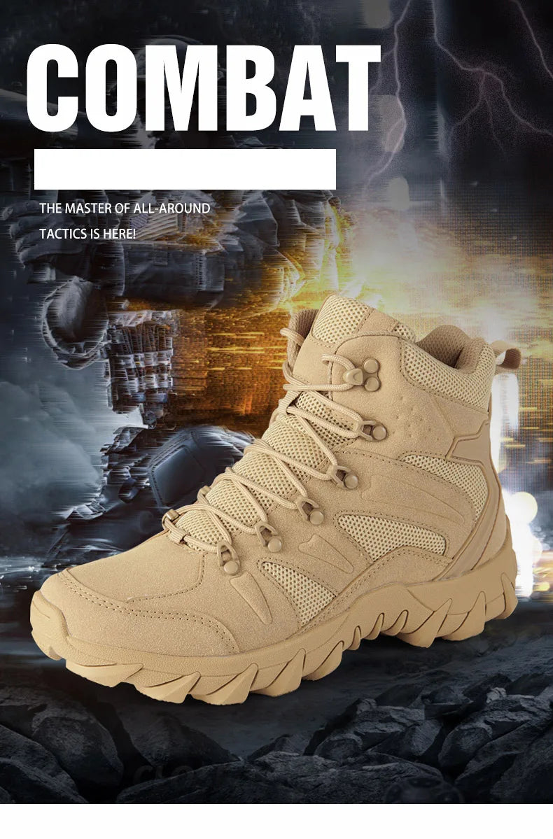 Men’s Tactical Combat Boots – Outdoor Hiking & Hunting