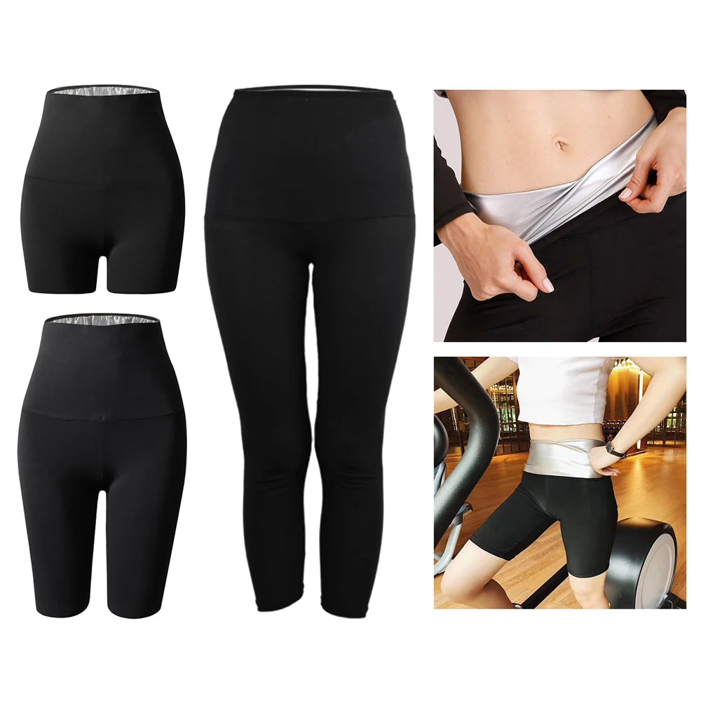 Women’s Sauna Sweat Shorts with Waist Trainer