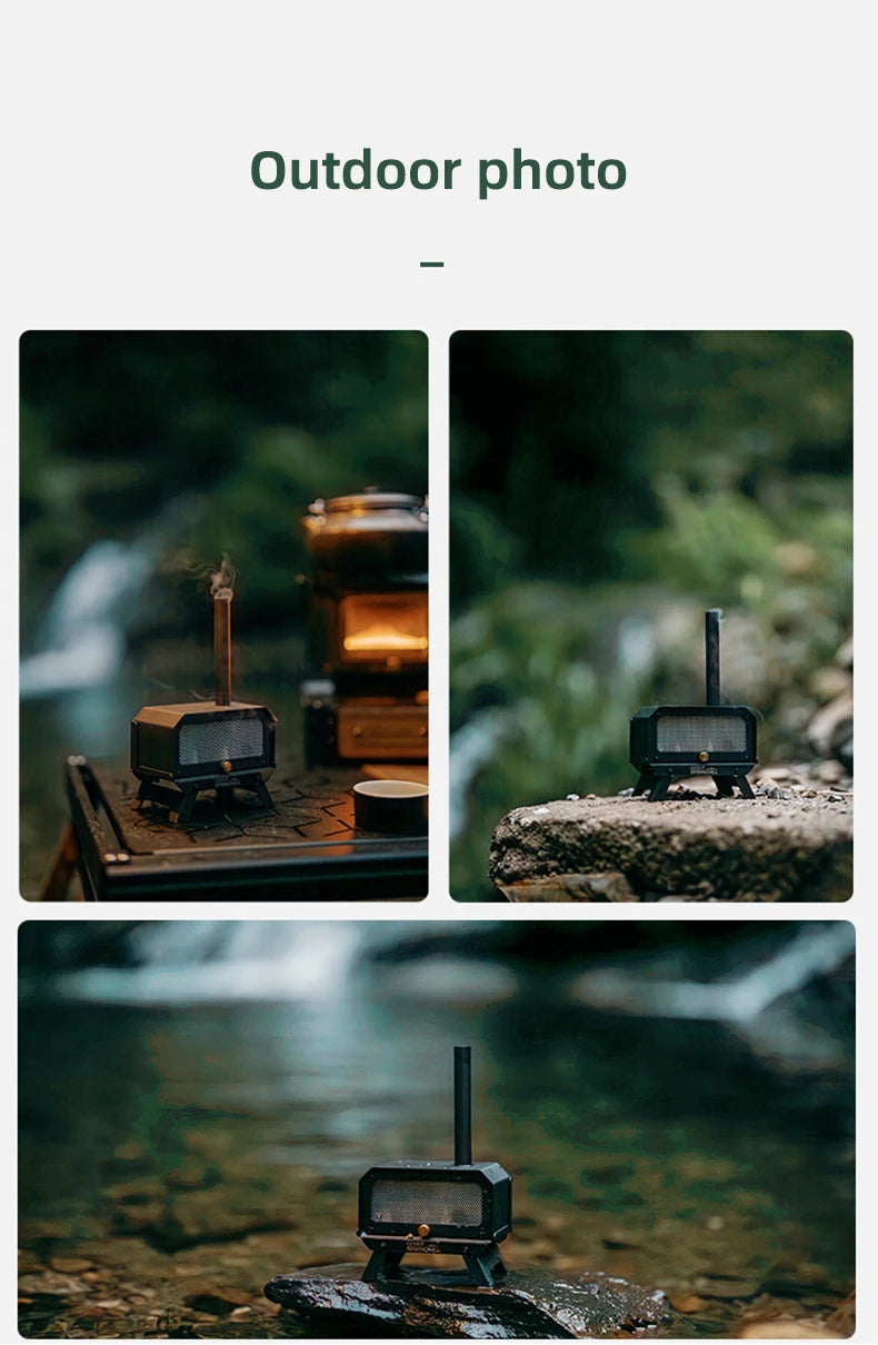 Goout Springhill Mini Woodstove – Portable Camping & Incense Burner