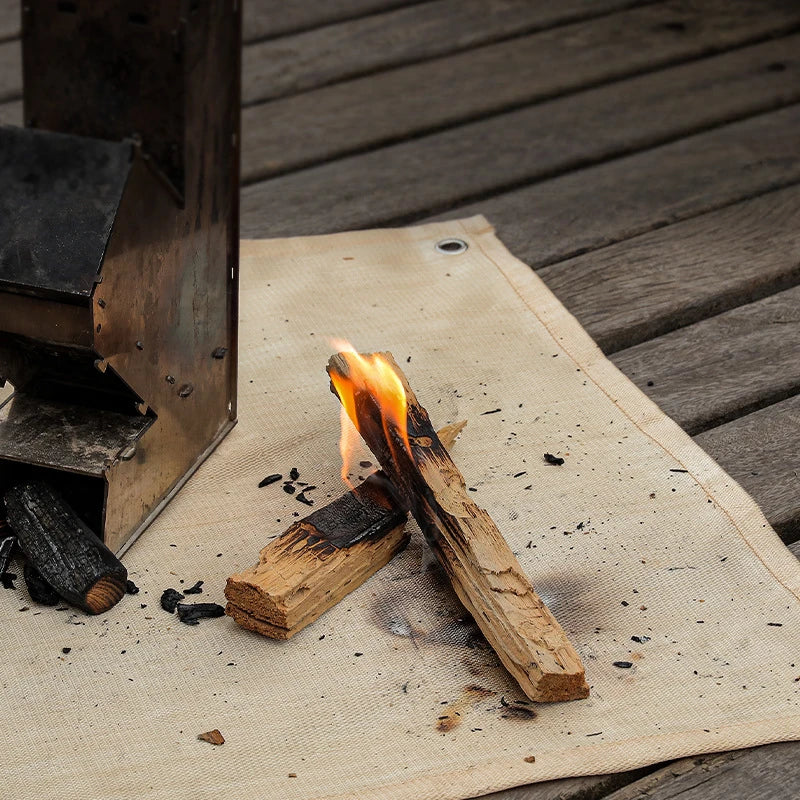 Fireproof BBQ Mat – High-Temp Grill Pit Protector for Camping & Outdoor Use