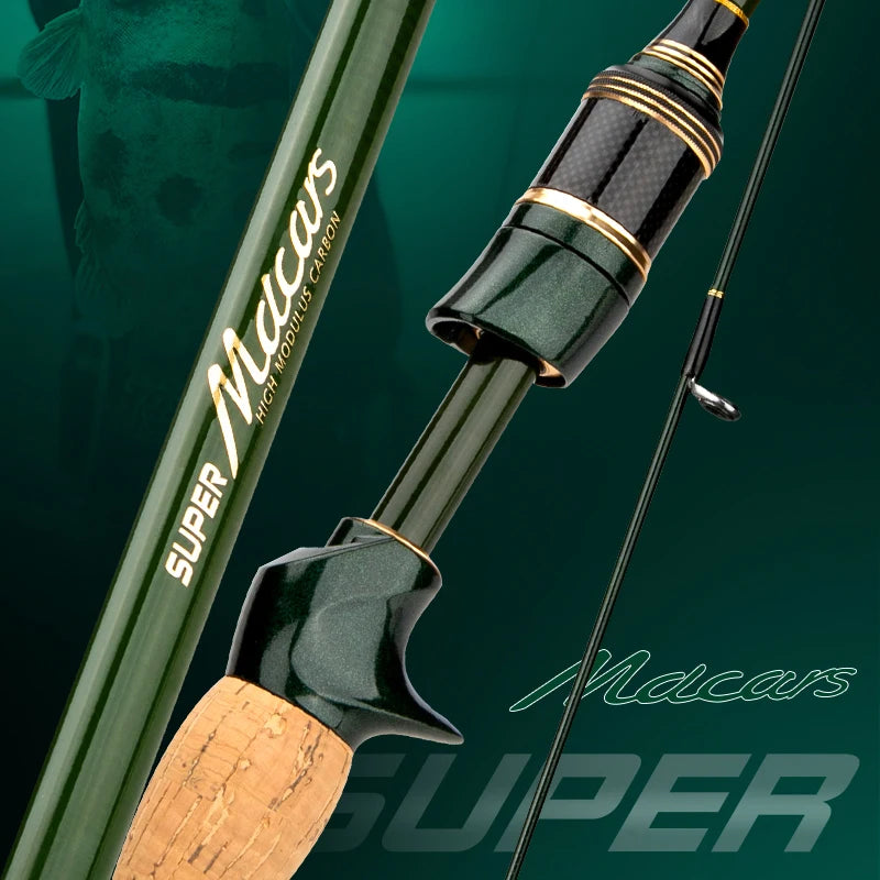 CEMREO Portable Carbon Travel Fishing Rod – 1.8m to 2.4m