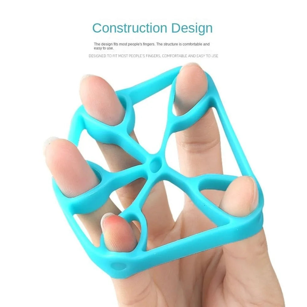 Silicone Finger & Wrist Strength Trainer – Hand Grip Expander for Fitness & Rehab