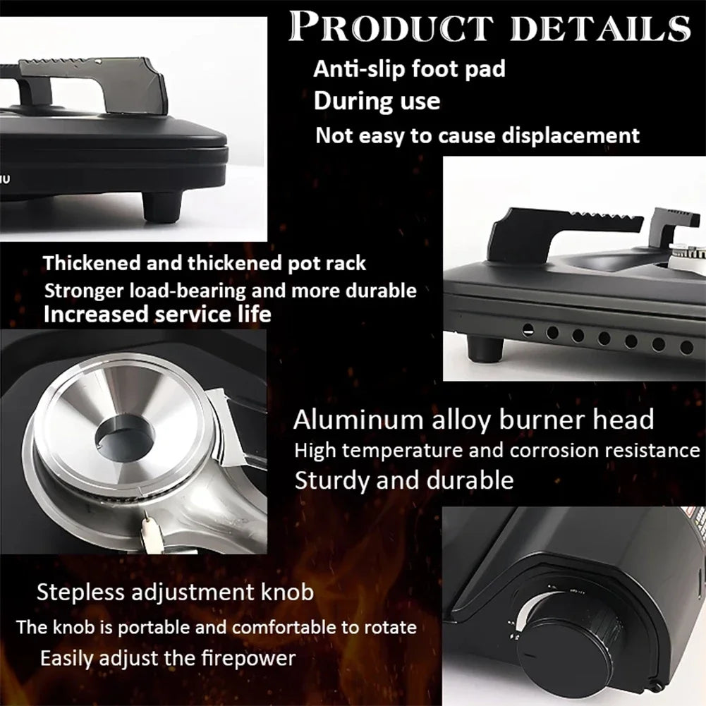 2025 Portable Single Burner Gas Stove – Auto Ignition