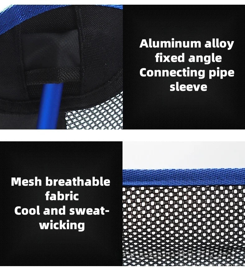 Ultralight Foldable Outdoor Chair – Camping, Fishing, Reclining Moon Chair