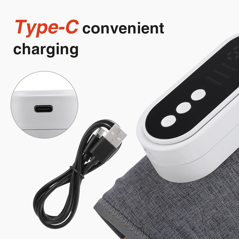 Electric Leg Massager – 3-Speed Hot Compress